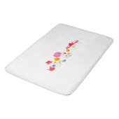Tapis De Bain fleurs sauvages de pré (Angle)