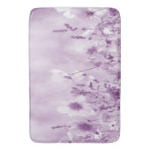 Tapis De Bain Fleurs sauvages magenta ombragées (devant Vertical)