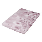Tapis De Bain Fleurs sauvages ombrées roses (Angle)