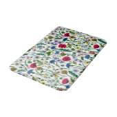 Tapis De Bain Fleurs sauvages sur blanc cassé (Angle)