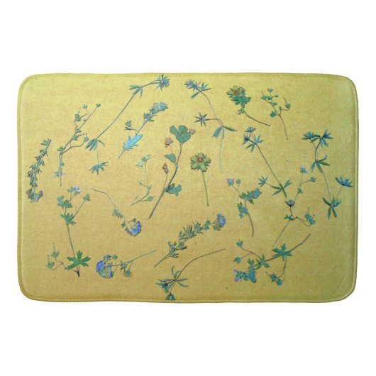 Tapis De Bain Fleurs sauvages vintages III (Devant)
