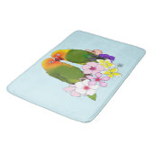 Tapis De Bain Fleurs tropicales Inséparables (Angle)