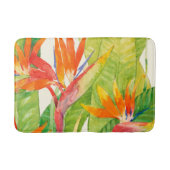 Tapis De Bain Fleurs tropicales | Oiseau du paradis (Devant)