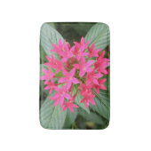 Tapis De Bain Fleurs tropicales rose vif Mat (Devant (Vertical))