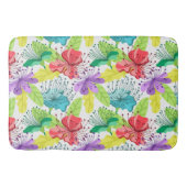 Tapis De Bain Fleurs tropicales sans couture motif (Devant)