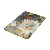Tapis De Bain Fleurs Tropiques Twilight (Angle)