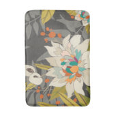 Tapis De Bain Fleurs Tropiques Twilight (Devant (Vertical))