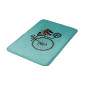 Tapis De Bain Fleurs Vélo Bain Mat (Angle)
