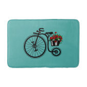 Tapis De Bain Fleurs Vélo Bain Mat (Devant)