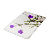 Tapis De Bain Fleurs violettes dans la brise (Angle)