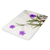 Tapis De Bain Fleurs violettes dans la brise (Angle)