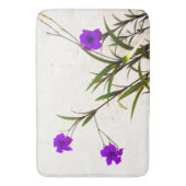 Tapis De Bain Fleurs violettes dans la brise (devant Vertical)