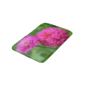 Tapis De Bain Fleurs Zinna Roses (Angle)