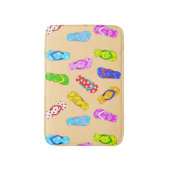 Tapis De Bain Flip Flop Sandals Motif Cute Beach Thème (Devant (Vertical))