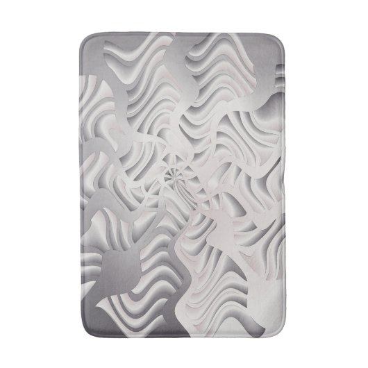 Tapis De Bain flocon d'argent (Devant (Vertical))