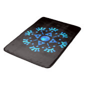 Tapis De Bain Flocon de neige cristal (Angle)