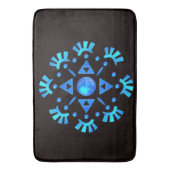 Tapis De Bain Flocon de neige cristal (devant Vertical)