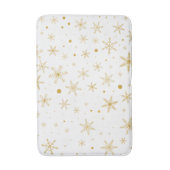 Tapis De Bain Flocon de neige Twinkle 3 -Or & Blanc- (Devant (Vertical))