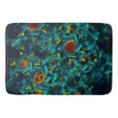 Tapis De Bain Flor virtuel em azul gradiente, estilhaçada (Devant)