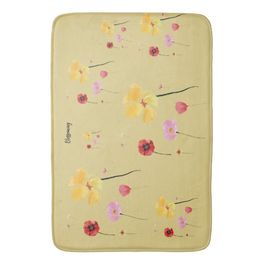 Tapis De Bain Floraison (devant Vertical)