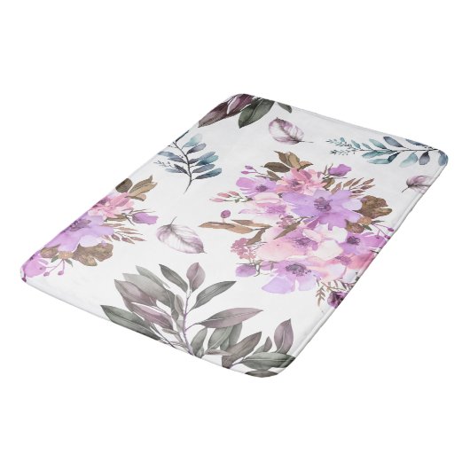 Tapis De Bain Floral (Angle)