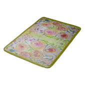 Tapis de bain floral (Angle)