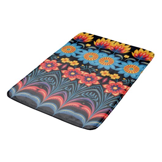 Tapis De Bain floral (Angle)