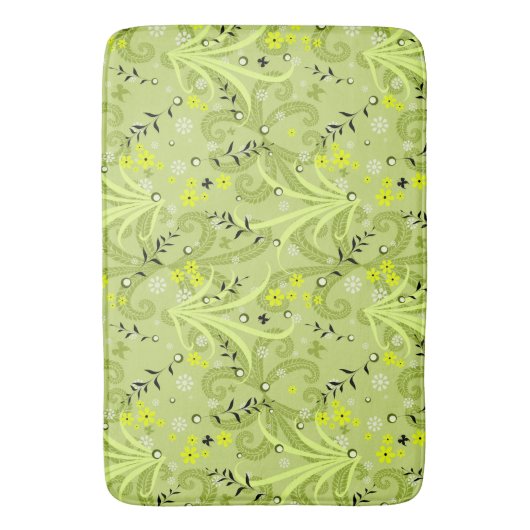 Tapis De Bain Floral (devant Vertical)
