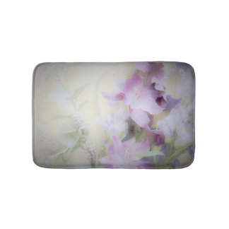 Tapis de bain floral beau
