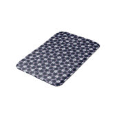 Tapis De Bain Floral bleu de minuit (Angle)