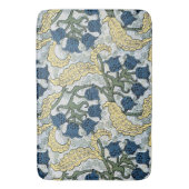 Tapis De Bain Floral Blue Flowers Lily Valley Répétition (devant Vertical)