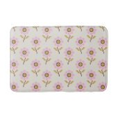 Tapis de bain floral broderie ukrainienne Boho (Devant)