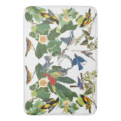 Tapis de bain floral d'animaux de faune d'oiseaux (devant Vertical)