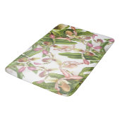 Tapis de bain floral de fleurs d'orchidée (Angle)
