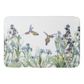 Tapis de bain floral de jardin de colibris et de (Devant)