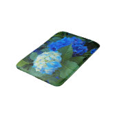 Tapis De Bain Floral d'Hydrangée Bleue (Angle)