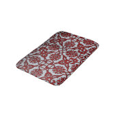 Tapis De Bain Floral en céramique rouge turque (Angle)
