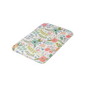 Tapis De Bain Floral graphique moderne (Angle)