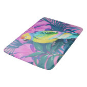 Tapis De Bain Floral/hawaïen/tropical/perroquet (Angle)