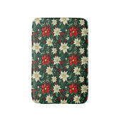 Tapis De Bain Floral Motif de Noël (Devant (Vertical))