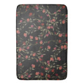 Tapis De Bain Floral noir foncé (devant Vertical)