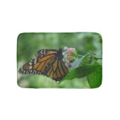 Tapis de bain floral papillon monarque (Devant)