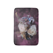 Tapis de bain floral pourpre (Devant (Vertical))