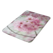 Tapis De Bain Floral rose cerise fleurs Photographie (Angle)