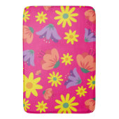 Tapis De Bain Floral rose mou (devant Vertical)