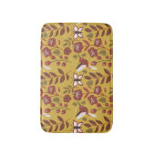 Tapis De Bain Floral seamless pattern flowers, butterfly, red (Devant (Vertical))