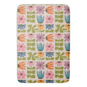 Tapis De Bain Floral Super rétro (devant Vertical)