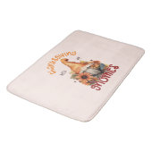 Tapis De Bain Floral Thanksgiving avec mes Gnomies (Angle)