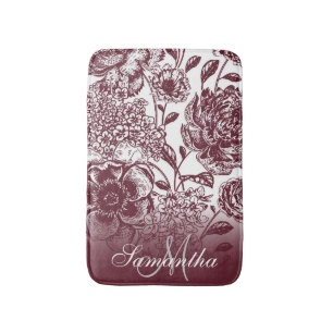 Tapis De Bain Floral vintage