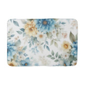 Tapis De Bain Flore bleu doux (Devant)